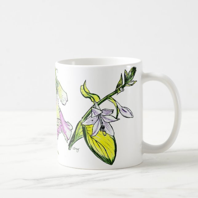 Blumen-Überlastungs-Tasse Tasse (Rechts)