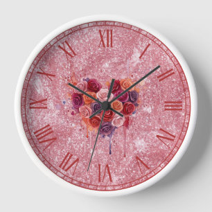 Blumen Uhr