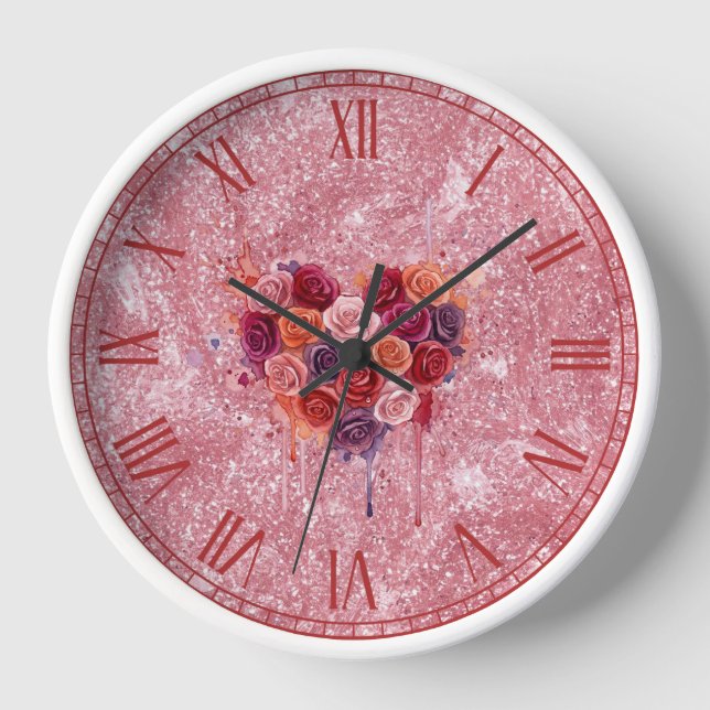 Blumen Uhr (Vorderseite)