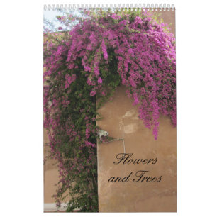 Blumen und Bäume Kalender