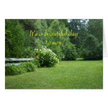 Blumen und Bäume Rasen-Szene