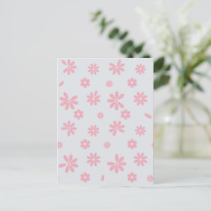 Blumen und Blütenblätter 12 Postkarte