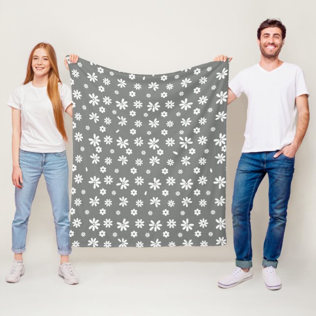 Blumen und Blütenblätter 2 Fleecedecke (Beispiel)