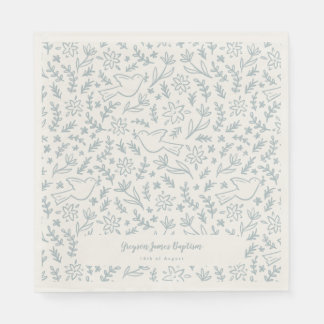 Blumen- und christliche Symbol-Tischdecken-Napkins Serviette