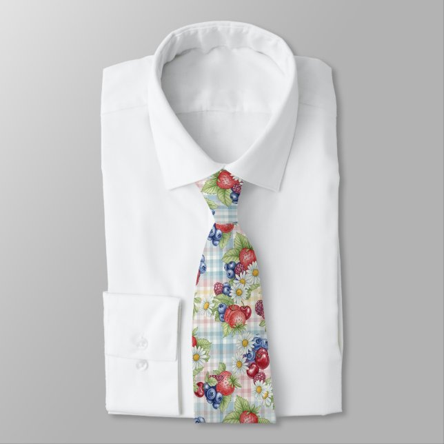 Blumen und Früchte Krawatte (Gebunden)