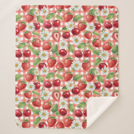 Blumen und Früchte Sherpadecke