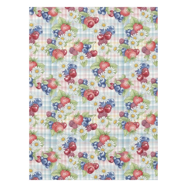 Blumen und Früchte Tischdecke (Vorderseite)