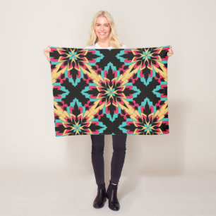 Blumen und Glamour Nahtlose Mode Niedlich Fleecedecke