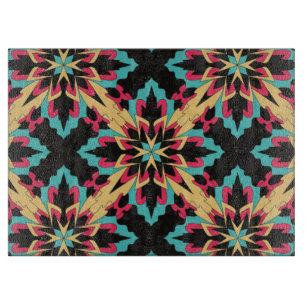 Blumen und Glamour Nahtlose Mode Niedlich Schneidebrett