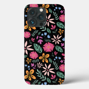 Blumen und Glamour Nahtlose Muster natürlich Case-Mate iPhone Hülle