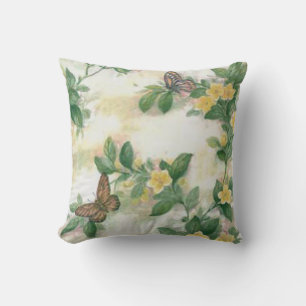 Blumen Und Schmetterlinge Reversible Kissen