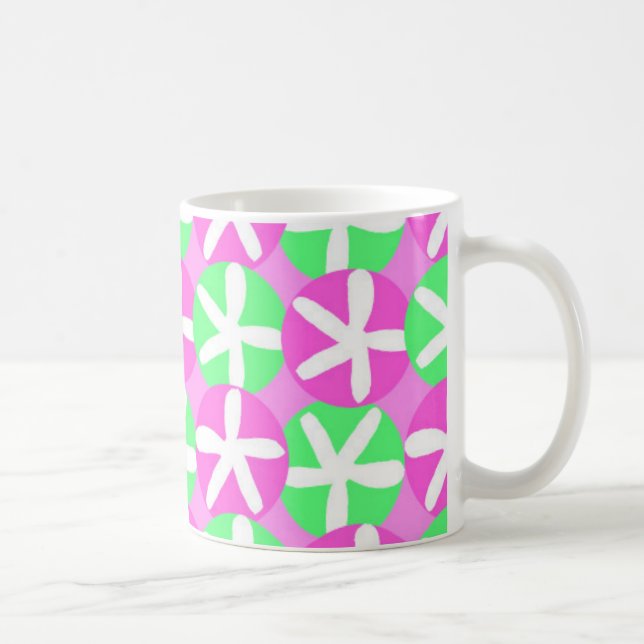 Blumen und Stellen Kaffeetasse (Rechts)