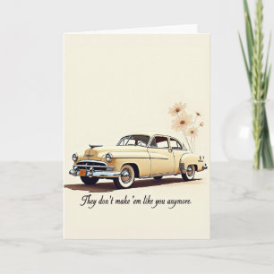 Blumen Vatertag Auto Karte
