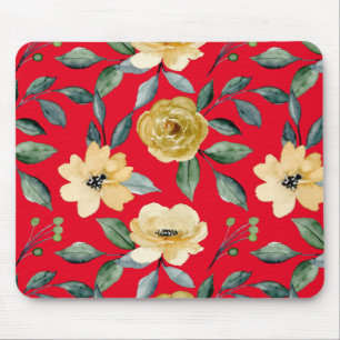 Blumen Vintage Aquarell Süß Mousepad