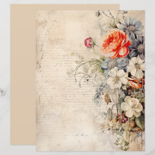 Blumen Vintage Collage 1