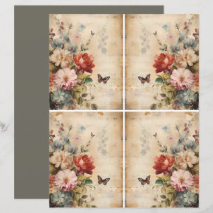 Blumen Vintage Collage 2b