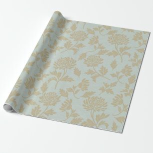 Blumen Vintage Geschenkpapier