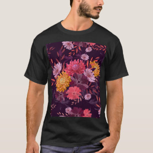 Blumen Vintage: Herbstgarten Pracht T-Shirt