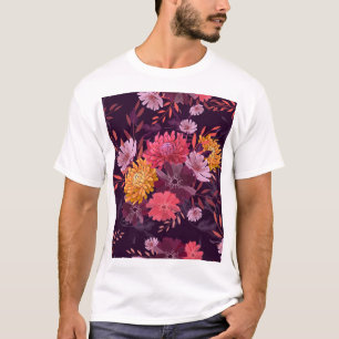 Blumen Vintage: Herbstgarten Pracht T-Shirt