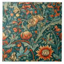 Blumen, vintage, Jugendstil, William Morris Stil,