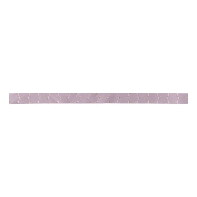 Blumen Vintage mauve Mel Mae Schmidt Stationery Satinband (Vorderseite)