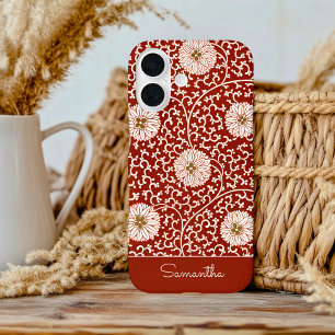 BLUMEN-VINTAGE-MUSTER iPhone / iPad-Hülle 16 Hülle