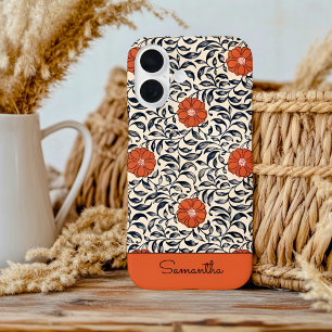 BLUMEN-VINTAGE-MUSTER iPhone / iPad-Hülle 16 Hülle