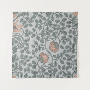 Blumen vintage nahtloses Muster, retro Tapeten Wandteppich
