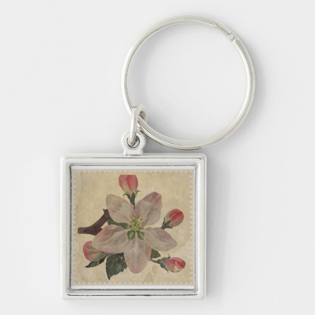 Blumen: Vintager Schlüsselanhänger (Vorne)