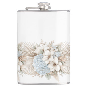 Blumen-Vinyl-umwickelte-Flasche Flachmann