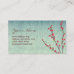 Blumen-Visitenkarte Visitenkarte