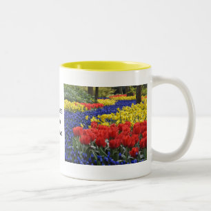 Blumen von Holland, Keukenhof Zweifarbige Tasse