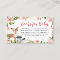 Blumen-Wald-Baby-Shower-Bücher für Baby