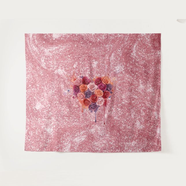 Blumen Wandteppich (Vorderseite (Horizontal))
