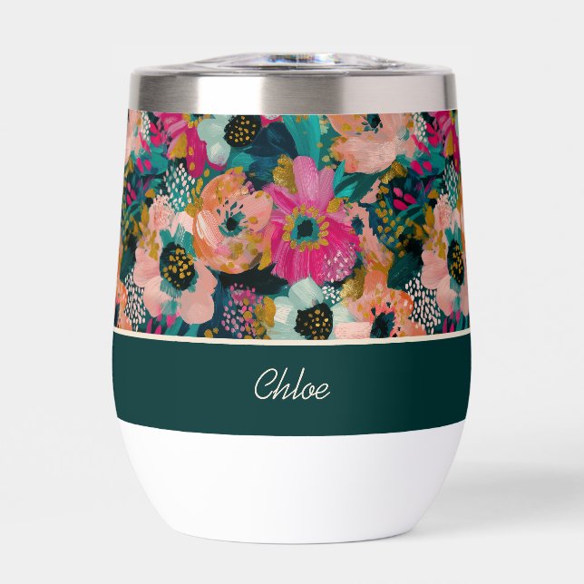 Blumen-Wasserfarben-Name  (Vorderseite)