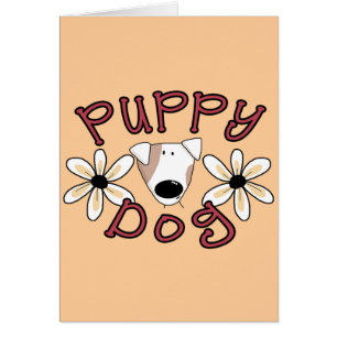 Blumen-Welpen-Hundet-shirts und -geschenke