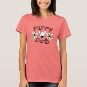 Blumen-Welpen-HundeT - Shirts und -geschenke