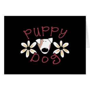 Blumen-Welpen-Hundet-shirts und -geschenke