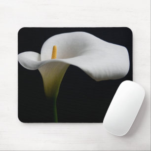 Blumen White Calla Lily Mousepad