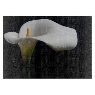 Blumen   White Calla Lily Schneidebrett