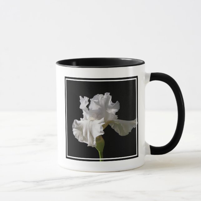 Blumen | White Iris Tasse (Rechts)