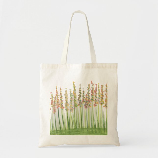 Blumen-Wiesen-Taschen-Tasche Tragetasche (Vorne)