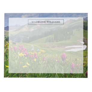 Blumen   Wildblumen Durango, Colorado Notizblock