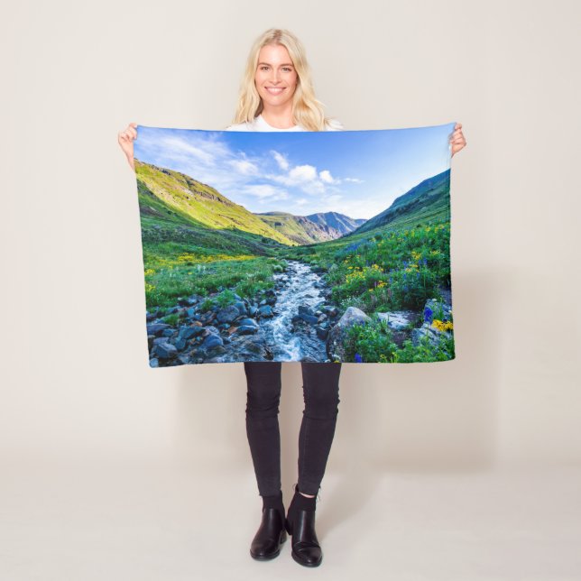 Blumen | Wildblumen in Colorado Fleecedecke (Beispiel)