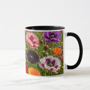 Blumen-Wildblumen-Tasse, Botanische Kaffeetasse