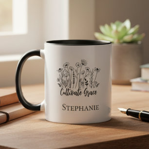 Blumen-Wildblumen-Tasse – Sinnvolles Geschenk für Tasse