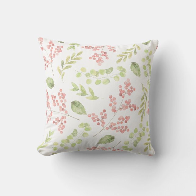 Blumen| Wurfs-Kissen des eleganten u. reizenden Kissen (Vorderseite)