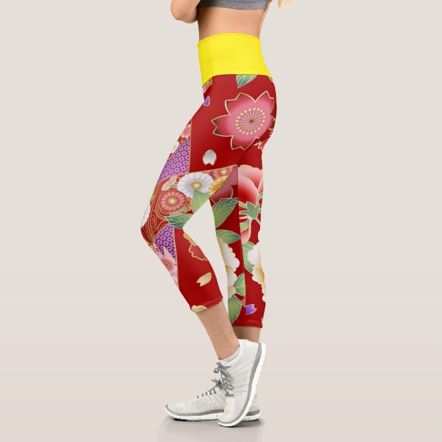 Blumen | Zazzle_Growshop. Capri Leggings (Links)