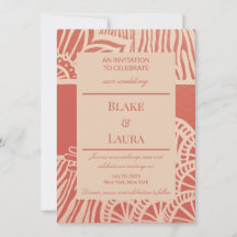 Blumen-Zebra-Terrakotta-QR-Code-individuelle Hochz