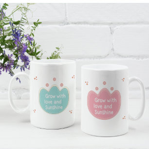 Blumen Zitate Jumbo-Tasse